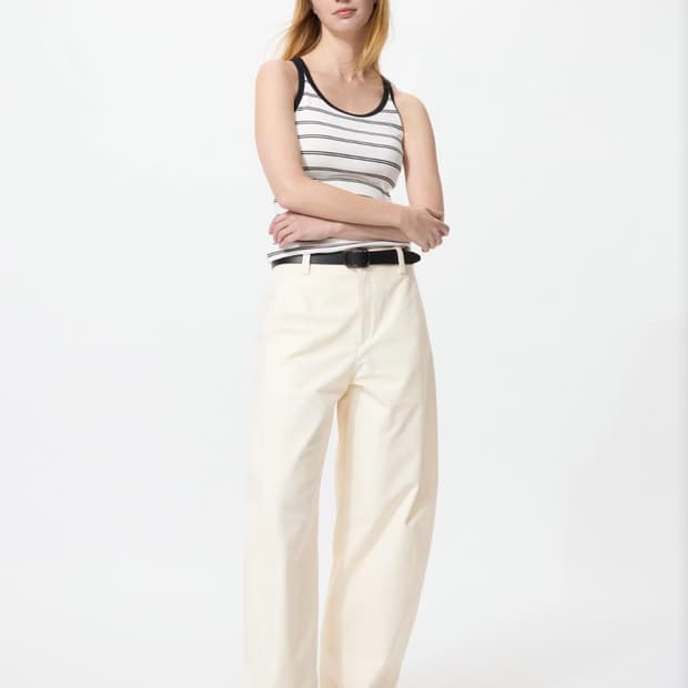 유니클로 저지배럴레그팬츠 (L)