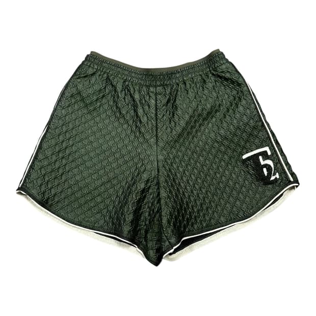 ✨ (바배) 타임 퀄팅 딥그린 여성 핫 팬츠 