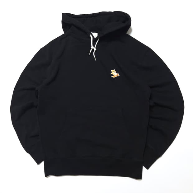 메종키츠네 칠렉스 폭스 후드 티셔츠 블랙