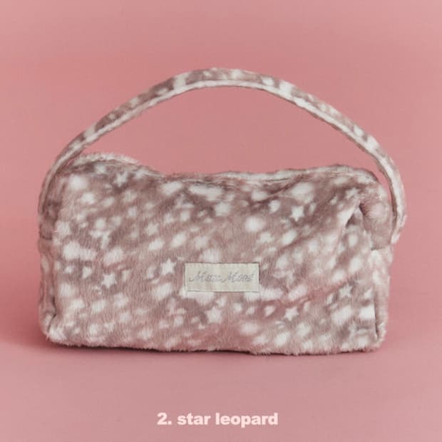 뮤즈무드 레오파드 파우치