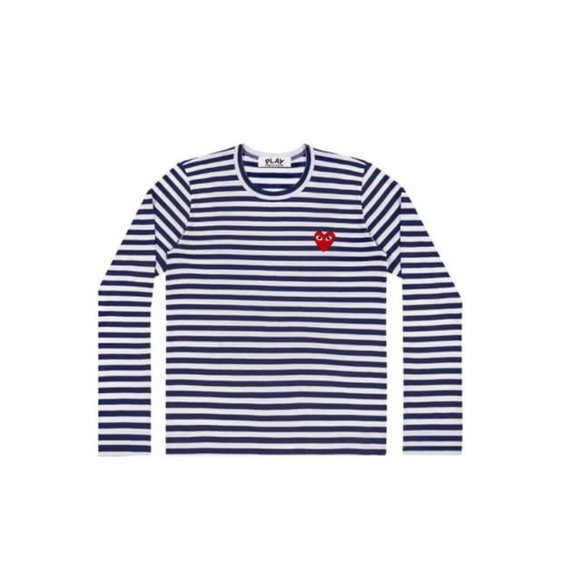 꼼데가르송 스트라이프 롱슬리브