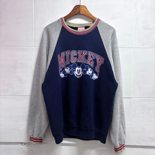 90s USA Mickey 디즈니 미키마우스 50/50스웻셔츠 맨투맨 