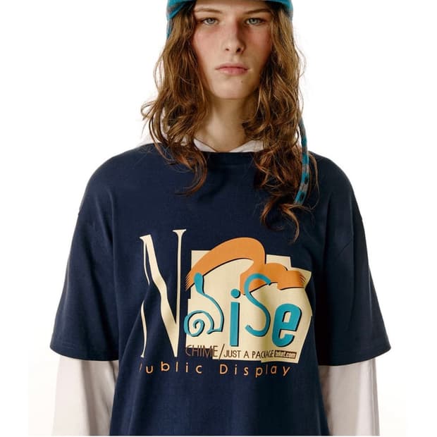 Teket 노이즈레이어드후드티 noise layered hooded