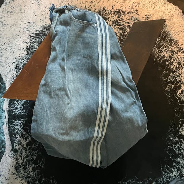 Sideline denim pants