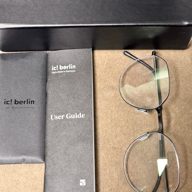 아이씨베를린 Lio 건메탈 안경