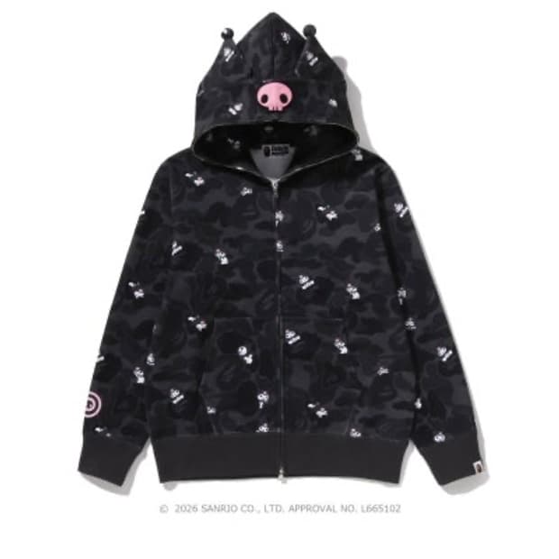 베이프 산리오 쿠로미 후드집업 S 대리구매 해주실 분 구해요!