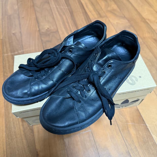 아디다스 스탠스미스 데콘 블랙 255