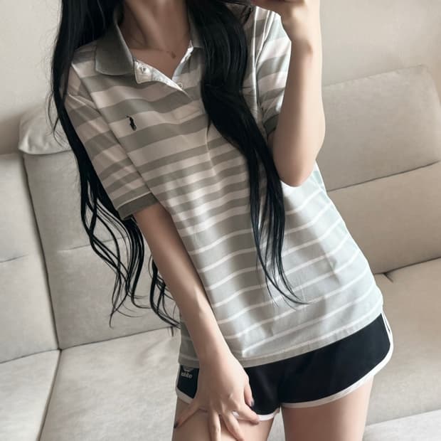 폴로 랄프로렌 스트라이프 반팔