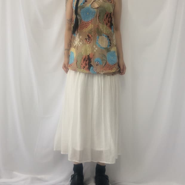 Oriental mood sleeveless
