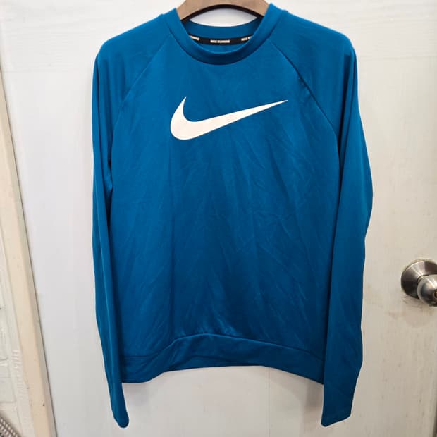S,90)) NIKE 나이키 러닝 긴팔티셔츠! 나이키 빅로고 긴팔티!