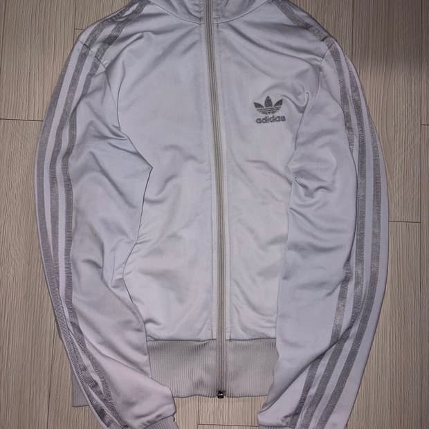 아디다스 파이어버드 실버 스카이블루 희귀 져지