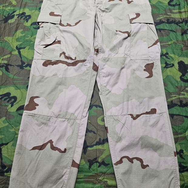 미군오리지날 사막삼색 bdu 팬츠 MR