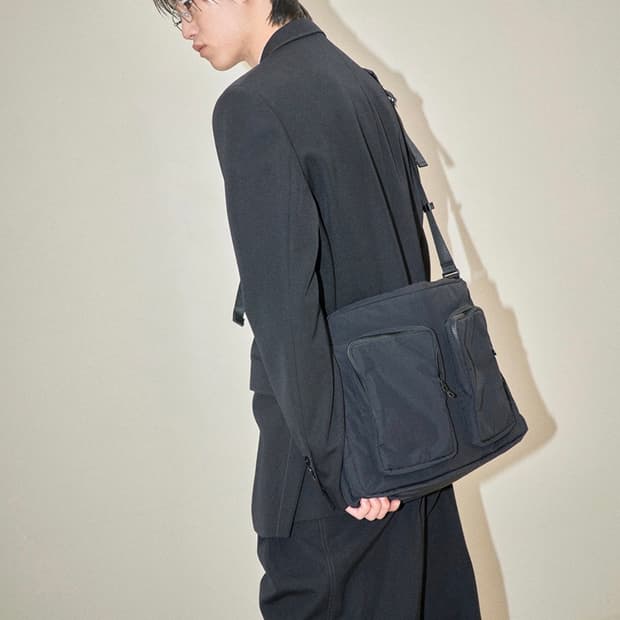 마지 언타이틀 PRT 랩탑 메신저백 블랙