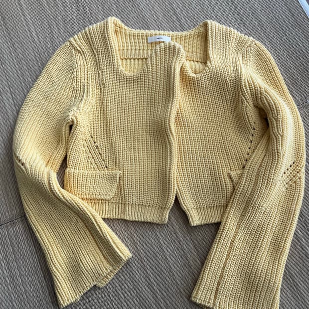 렉토 옐로우 가디건