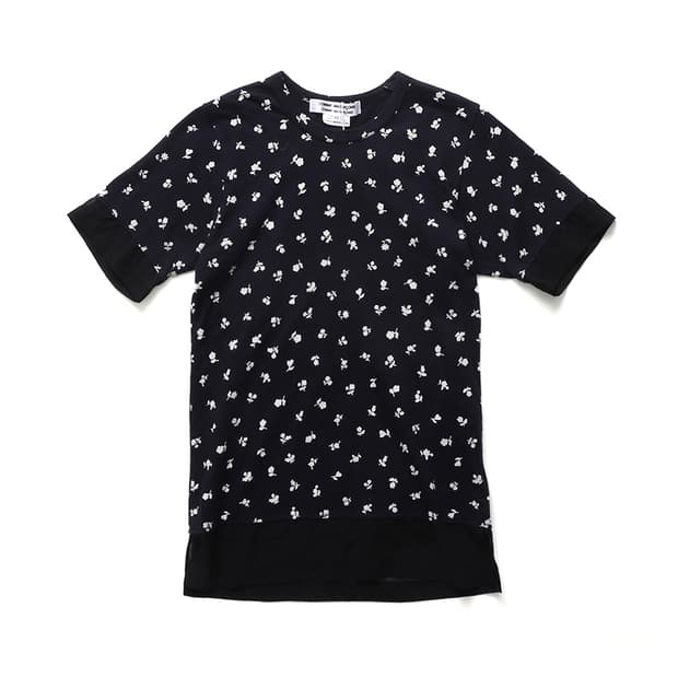 COMME des GARCONS Sheer Hem Flower Tee