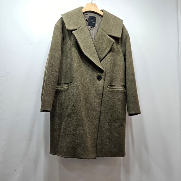 나이스클랍(nice claup) 빅카라 울코트 카키