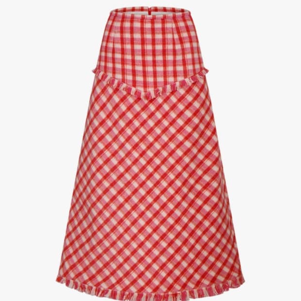 마가린핑거스 체크 스커트 s