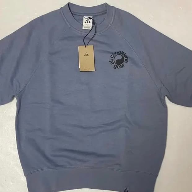 나이키 남성 acg 네이비 반팔 nike