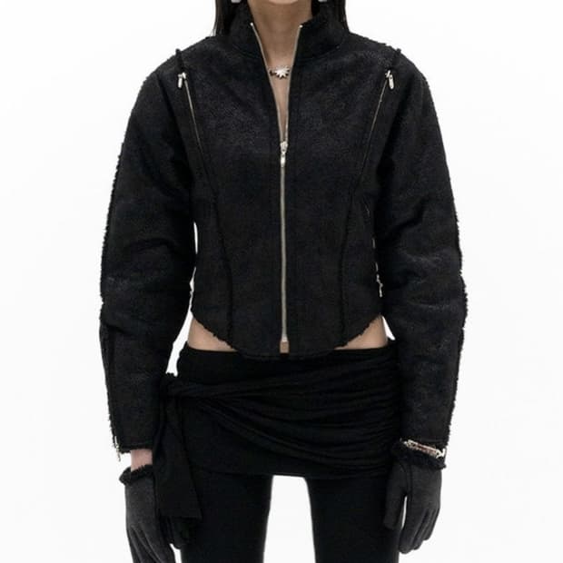 604서비스 무스탕 블랙 M사이즈 판매