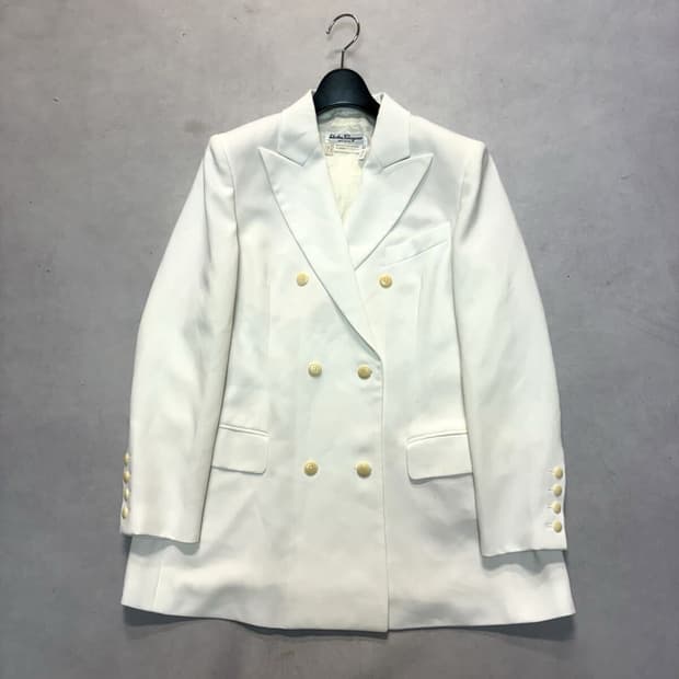 ferragamo white jacket