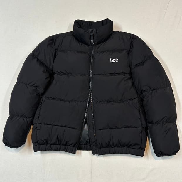 M) Lee 리 덕다운 오리털 푸퍼 패딩 블랙