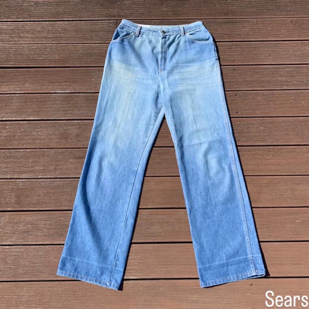 Sears 70s 데님 트라우저(Made in USA)