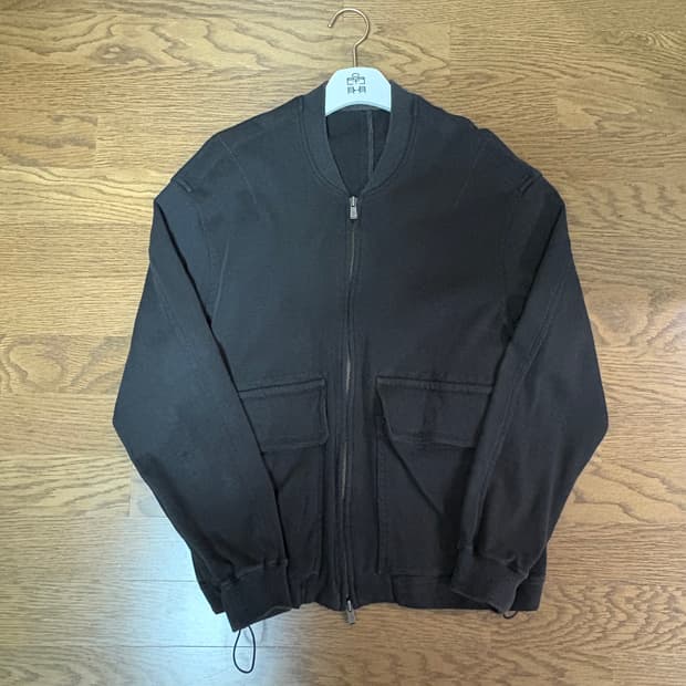 [2]폴리테루 워시드 져지 자켓 차콜