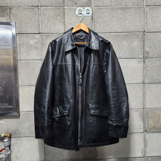 BEAKER 비이커 소가죽 카 코트 105 자켓
