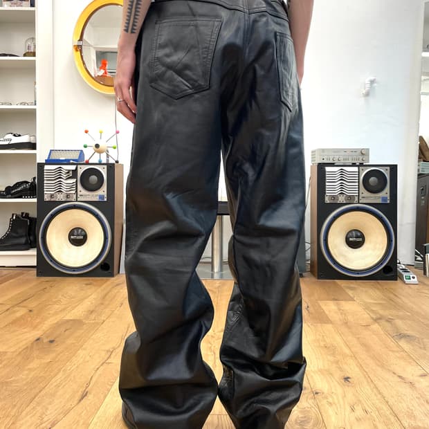 [38] 90s 레더 팬츠