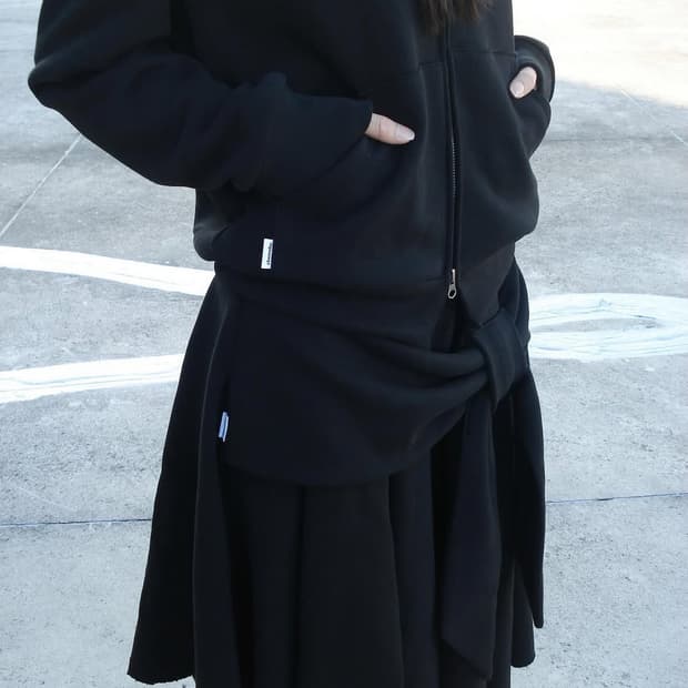 체메씨 chemehc Bow zip-up & skirt 세트