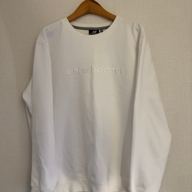 XL) 뉴발란스 맨투맨 화이트