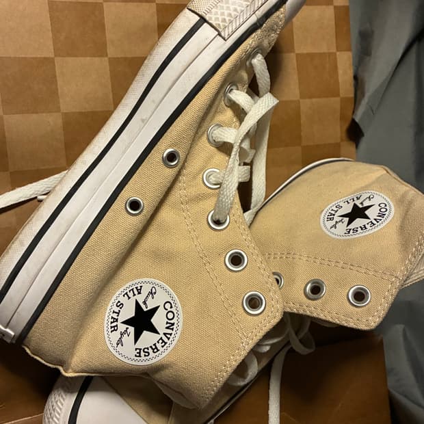 컨버스 올스타 하이 베이지