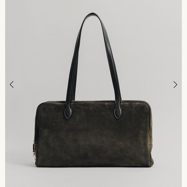 투티에 SAC LOQUET 로케백 스웨이드 카키 (새상품급)