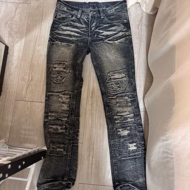 LOWBOX 데님 팬츠