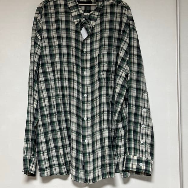 [L] 애니타임로릭 아이리스그린 셔츠 새상품