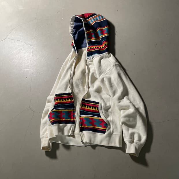 서스콰치 패브릭 Pattern Panel Zip Hoodie