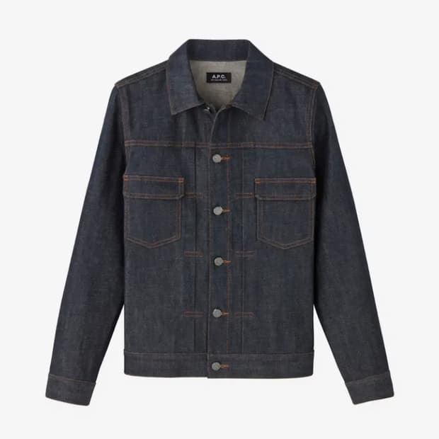 [M]아페쎄 apc 데님 자켓 워크블루