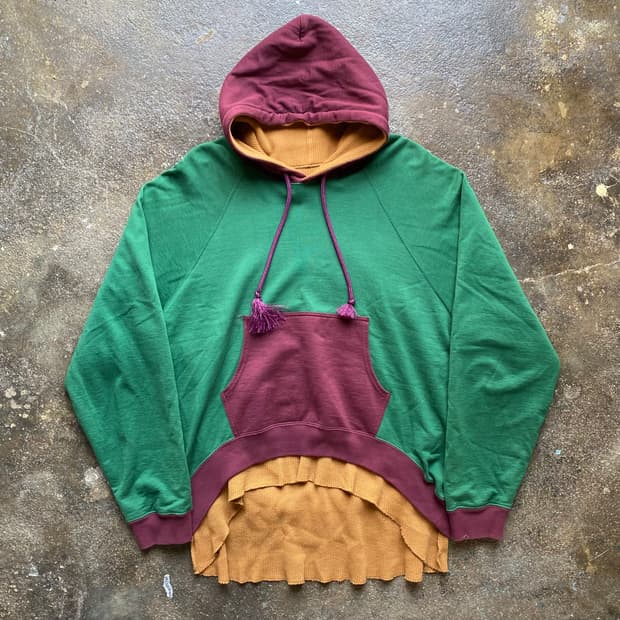 (L) 사스콰치패브릭스 배색 후드티