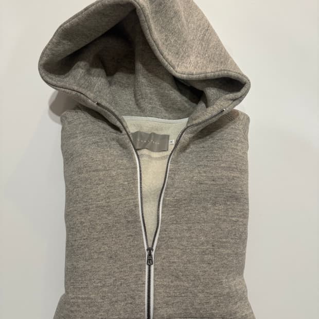 curly &co 후드집엎 그레이