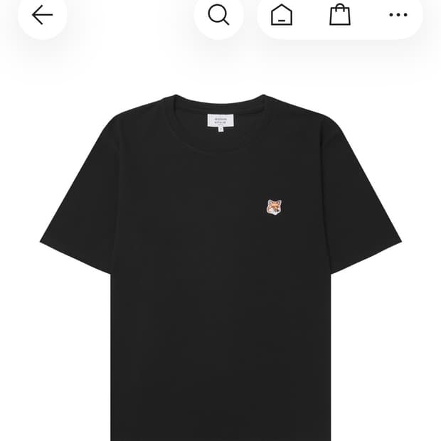 메종키츠네 폭스헤드 반팔