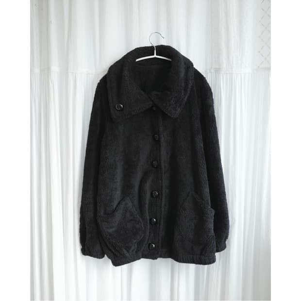 Plant blend fur jacket