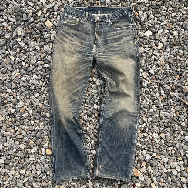 90s (made japan ) 502 빈티지 리바이스 데님(실측확인)