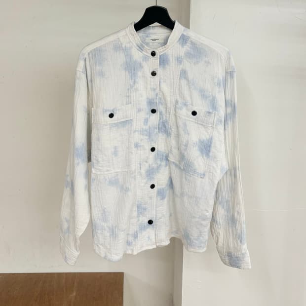 이자벨마랑 에뚜왈 블루 타이다이 셔츠