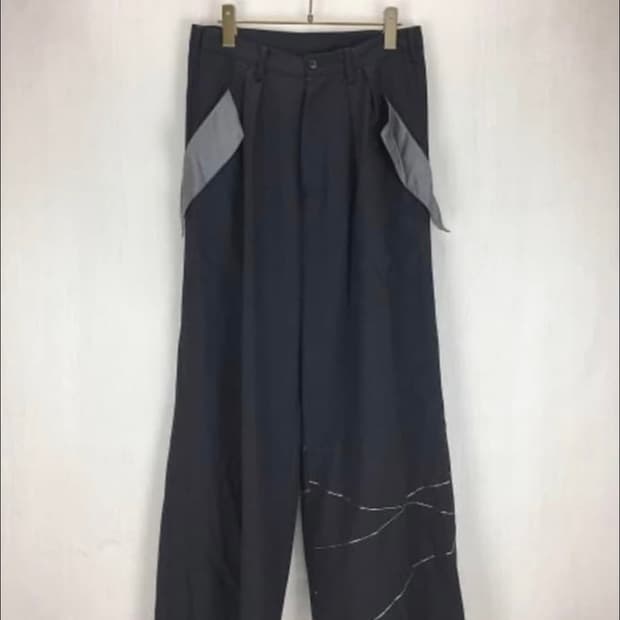 설밤 21AW 울 개버딘 메탈리안 팬츠