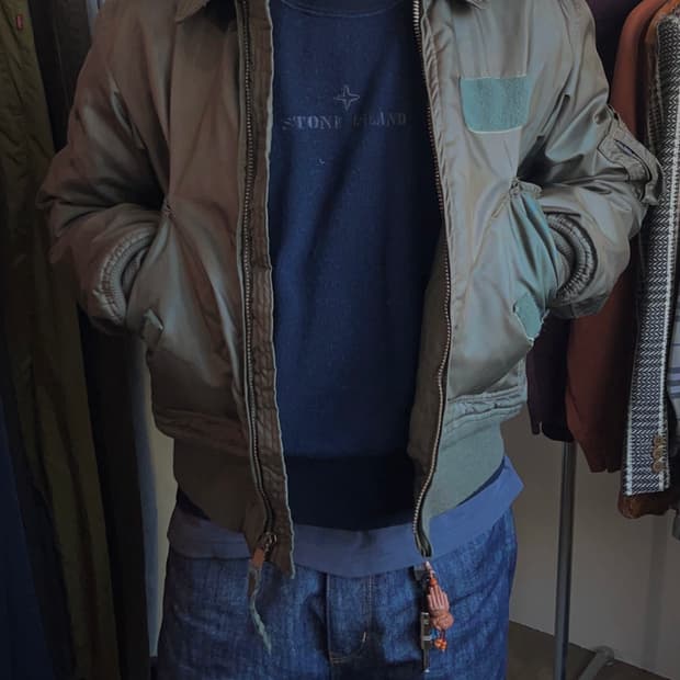 75s 1세대 미군 오리지널 CWU-45P 플라이트 자켓