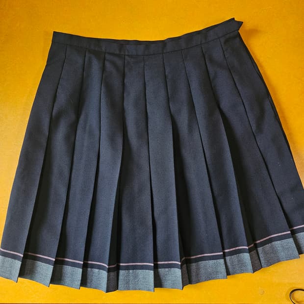 EASTBOY 플리츠 스커트 NAVY 13호 (28)