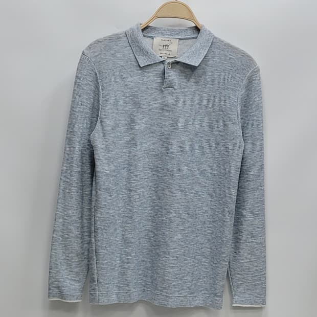 Henry Cottons 헨리코튼 칼라 티셔츠 / 남 95 스카이블루 