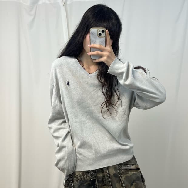 Polo Ralph Lauren grey knit 