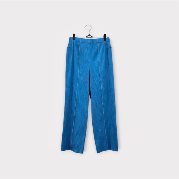 새상품  me 이세이미야케 믹스 파인 플리츠 팬츠 여성 F