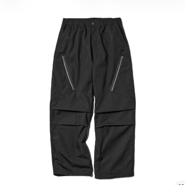 Gu 언더커버 유틸리티 팬츠 블랙